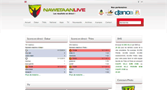 Desktop Screenshot of nawetaanlive.com