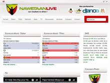 Tablet Screenshot of nawetaanlive.com